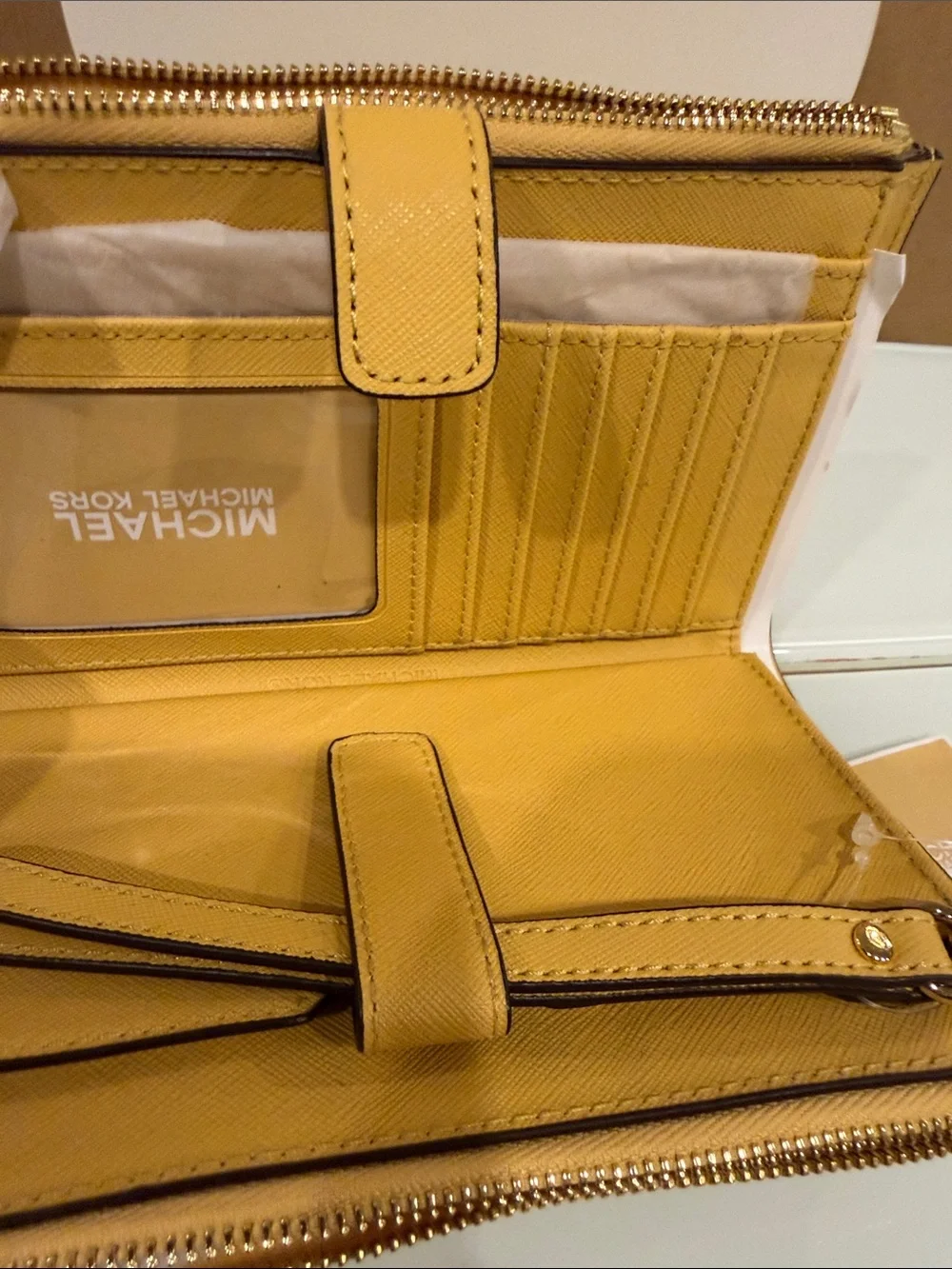 Michael Kors compact saffiano
